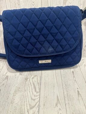 Vera Bradley Quilted Crossbody Bag - Navy Blue